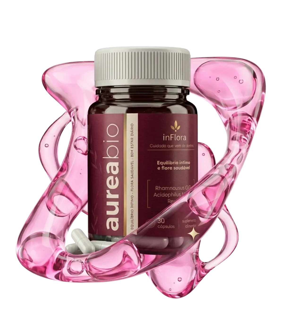 Aurea bio frasco probiótico